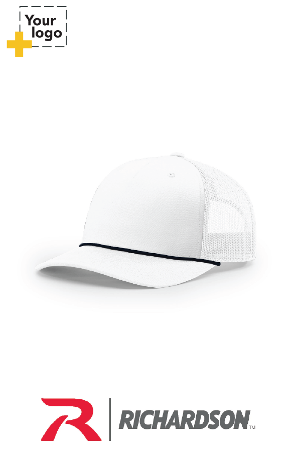 Richardson 112FPR | FIVE PANEL TRUCKER WITH ROPE