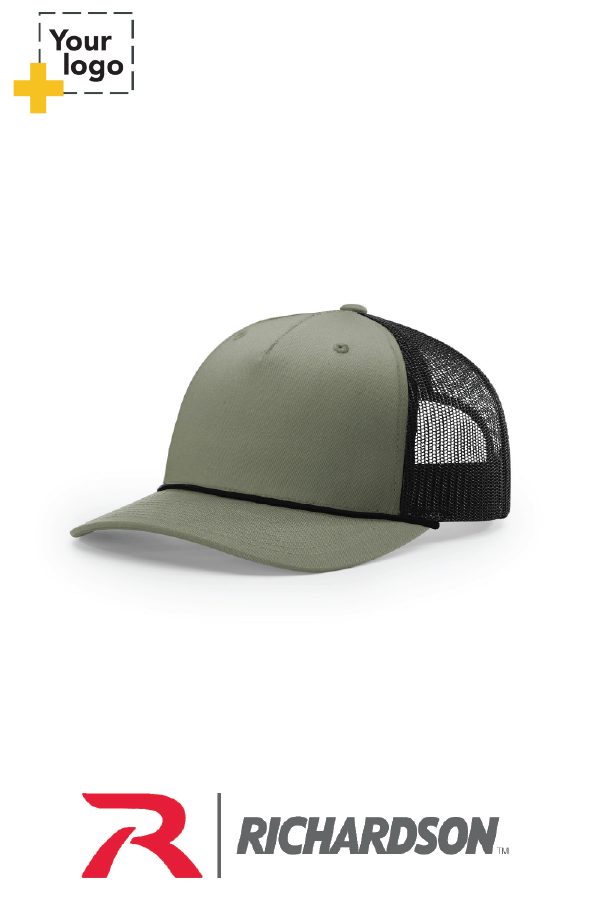 Richardson 112FPR | FIVE PANEL TRUCKER WITH ROPE