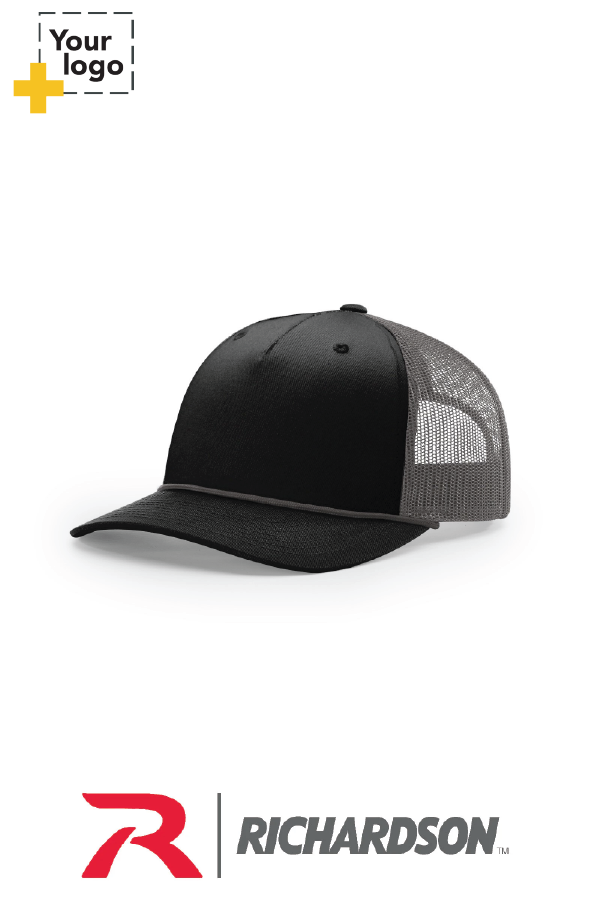 Richardson 112FPR | FIVE PANEL TRUCKER WITH ROPE