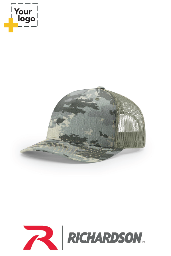 Richardson 112PFP | PRINTED FIVE PANEL TRUCKER