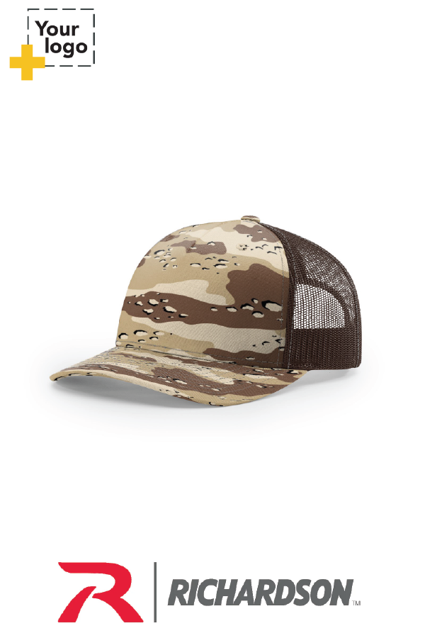 Richardson 112PFP | PRINTED FIVE PANEL TRUCKER