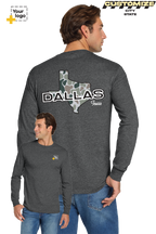 Custom Gildan® DryBlend® 50 Cotton/50 Poly Long Sleeve T-Shirt - Duck Camo