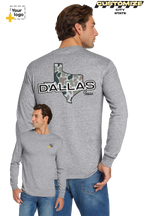 Custom Gildan® DryBlend® 50 Cotton/50 Poly Long Sleeve T-Shirt - Duck Camo