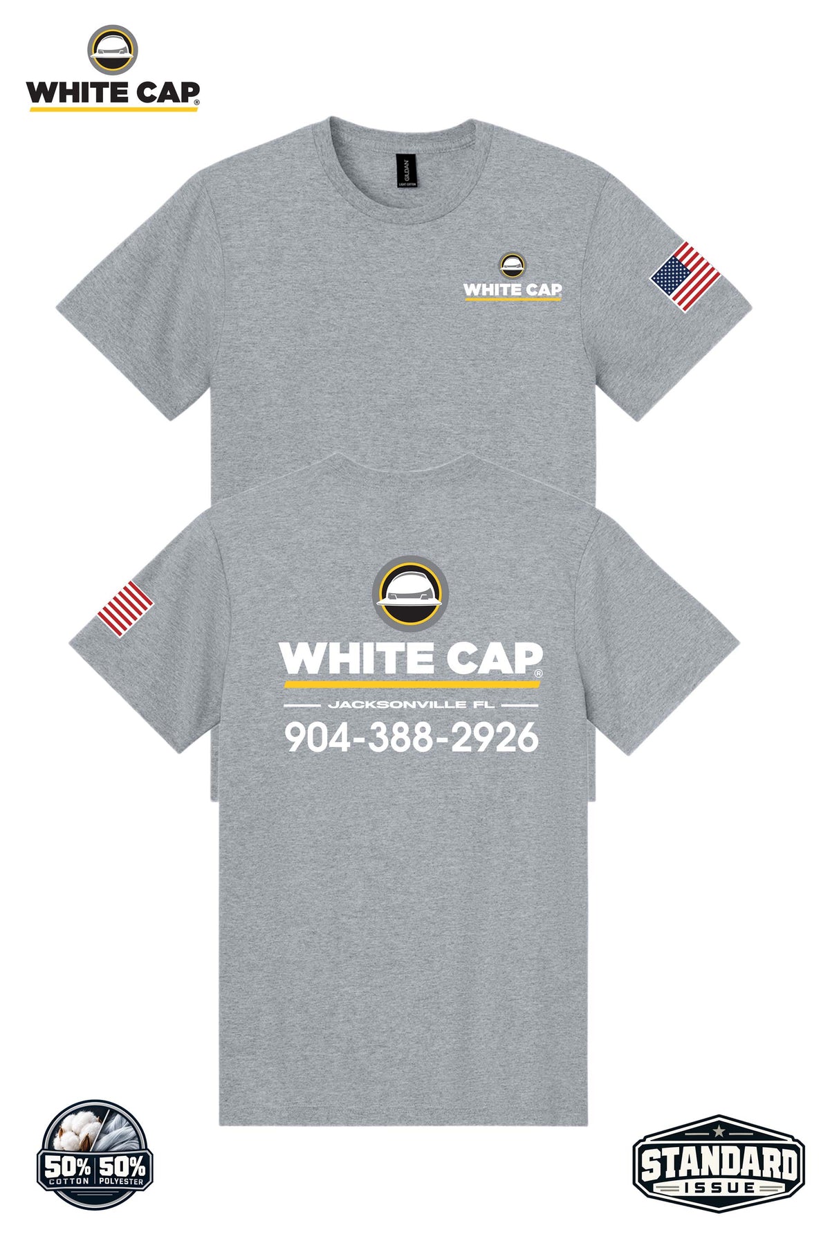 Your Location Core Blend Tee - White Cap