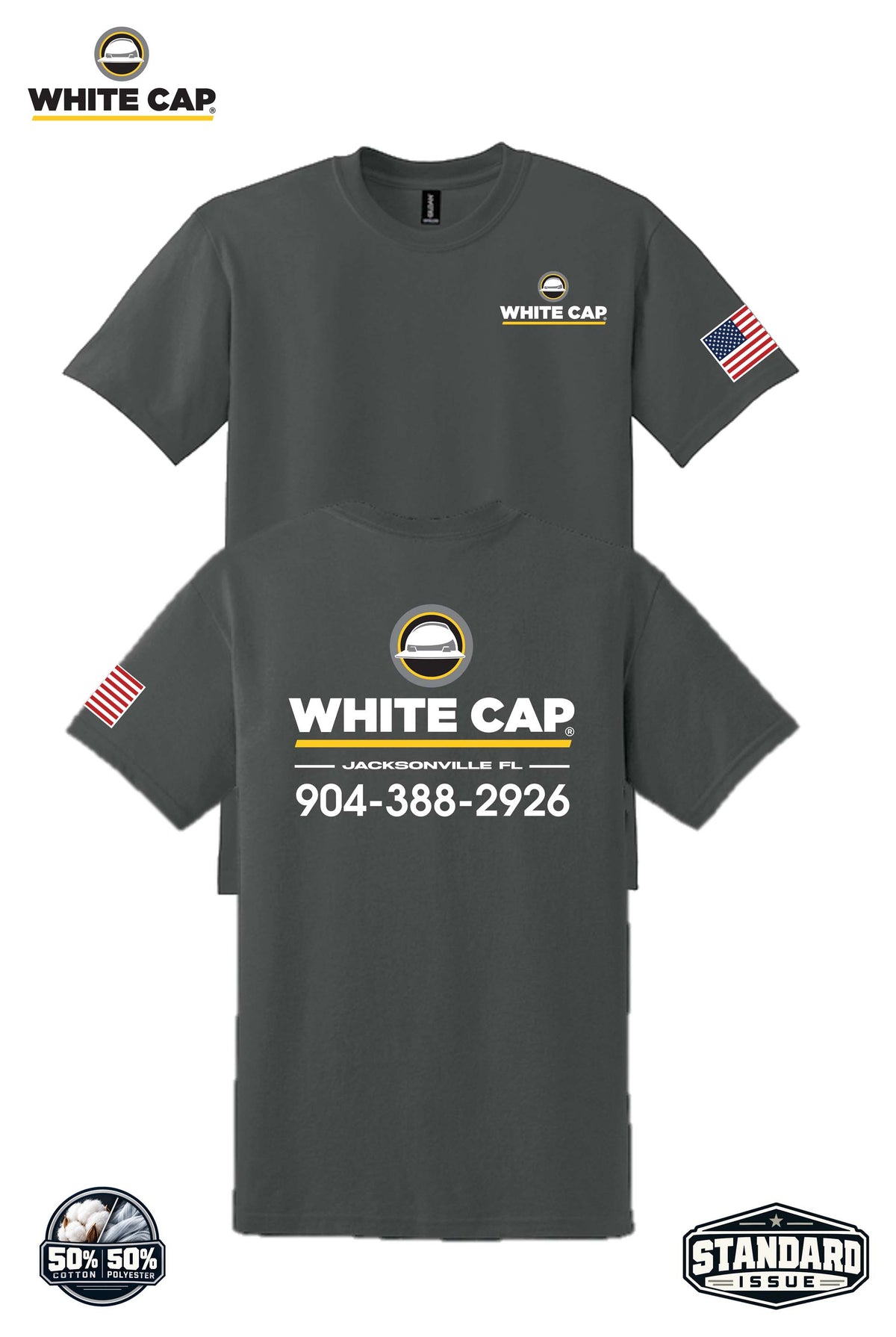 Your Location Core Blend Tee - White Cap