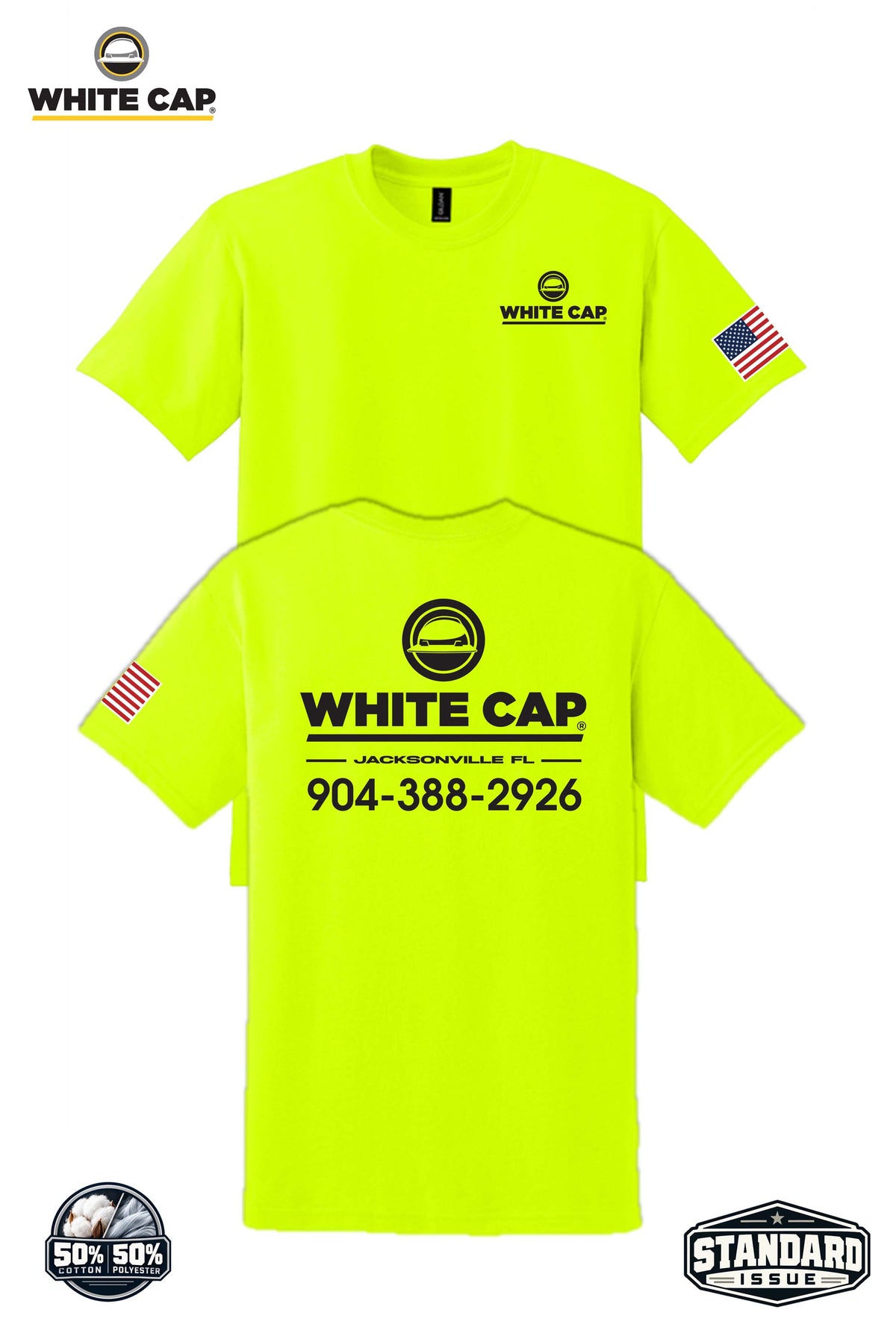 Your Location Core Blend Tee - White Cap