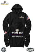 Your Location Hooded Sweatshirt - White Cap