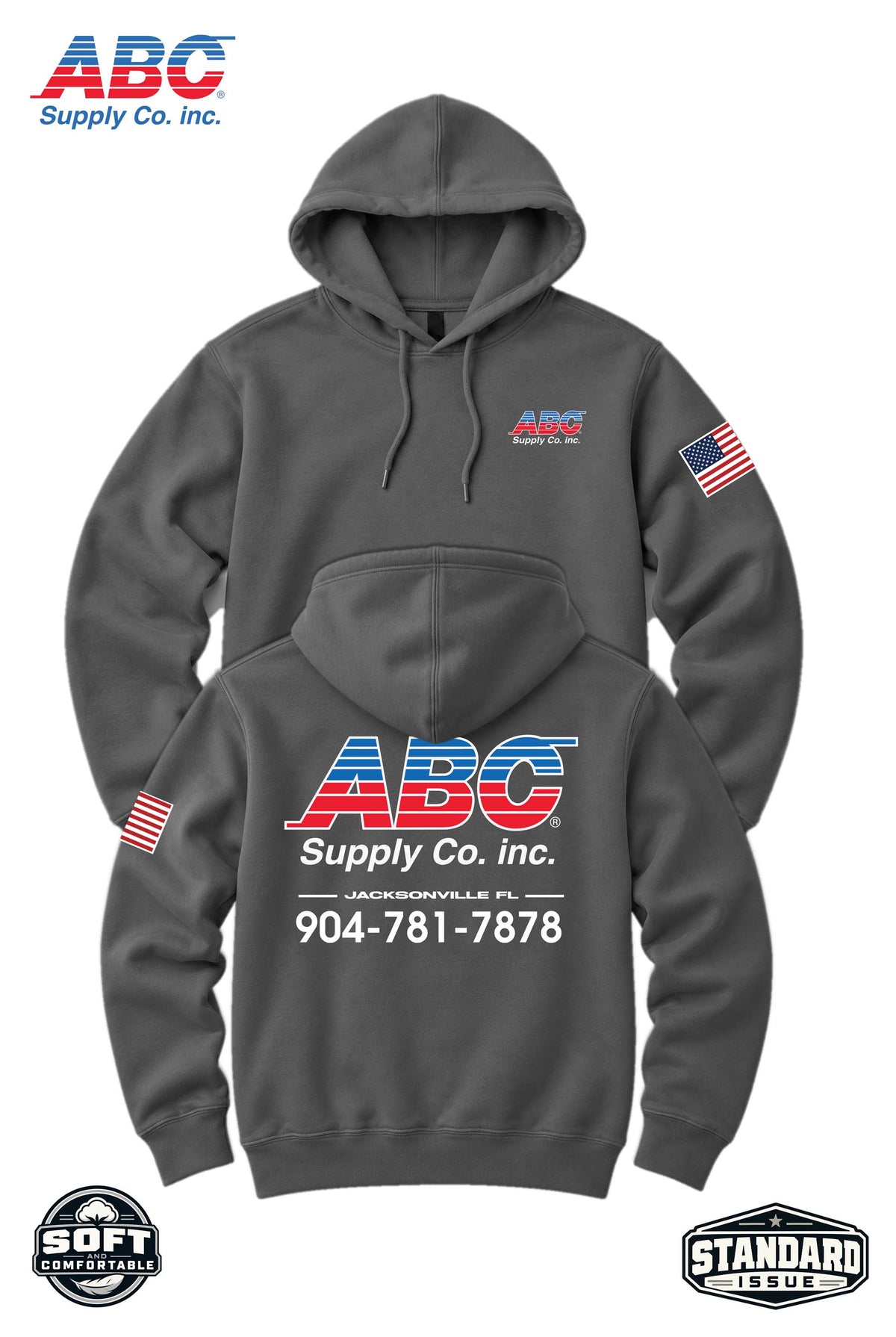 Your Location Hooded Sweatshirt - ABC