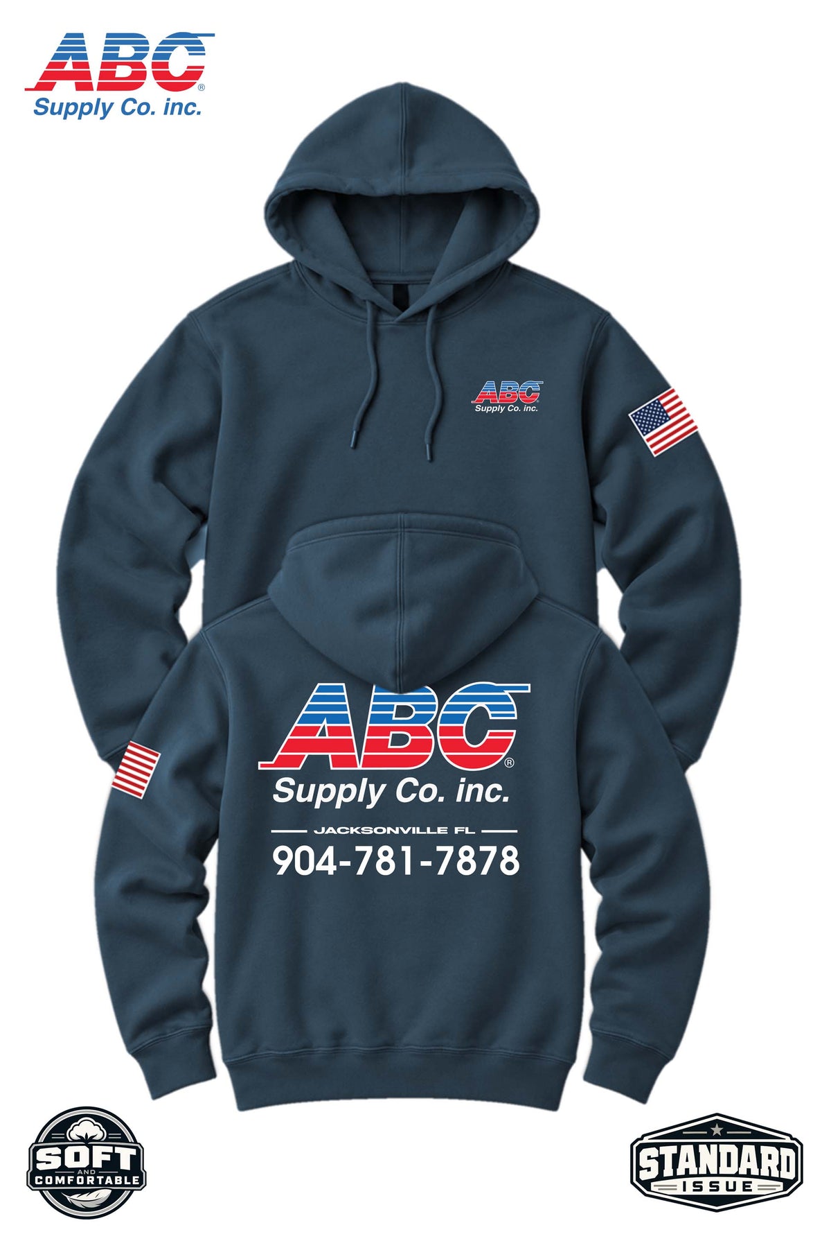Your Location Hooded Sweatshirt - ABC