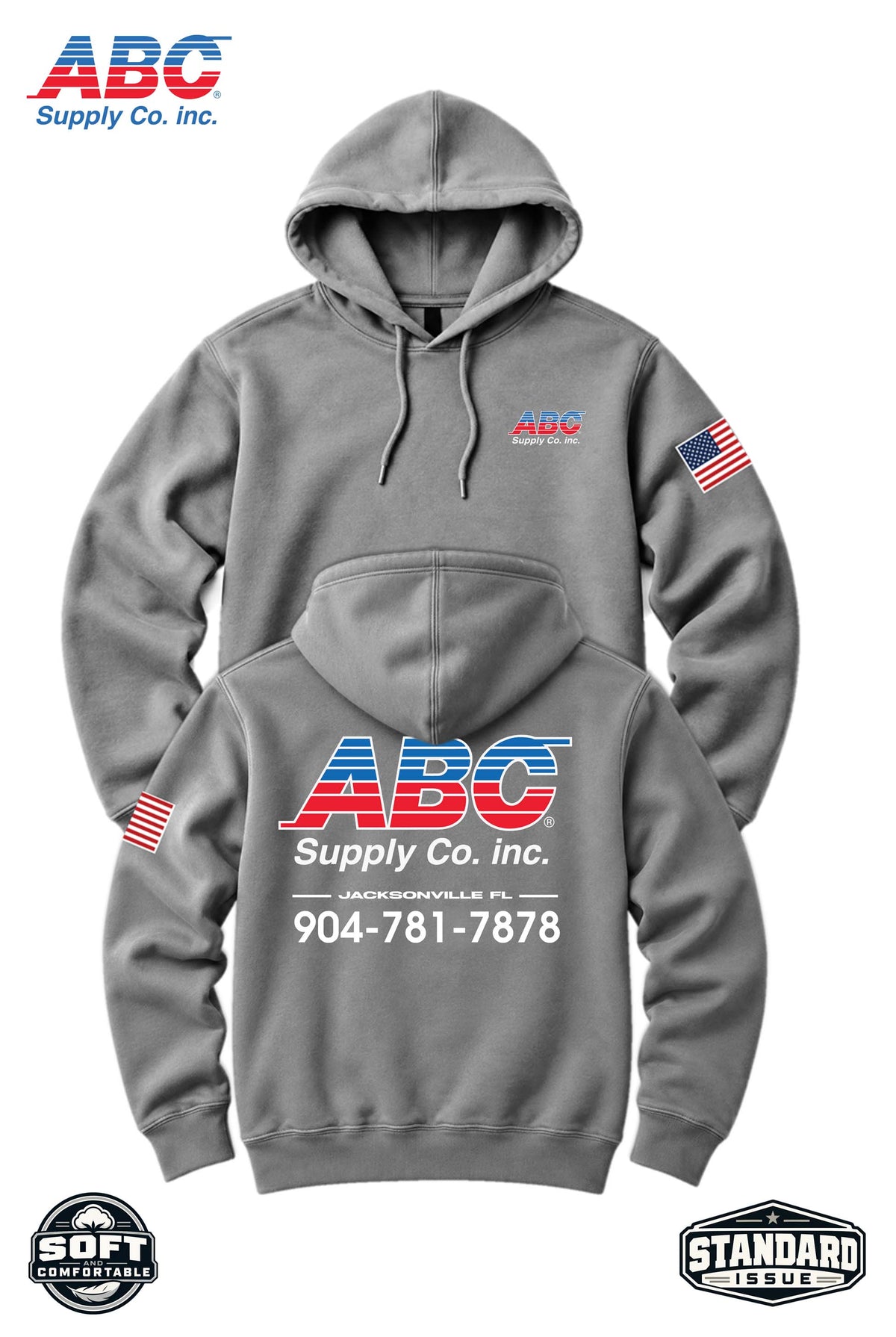 Your Location Hooded Sweatshirt - ABC