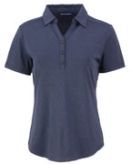 Cutter & Buck Forge Recycled Four-Way Stretch Women's Polo + YOUR LOGO
