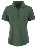 Cutter & Buck Forge Recycled Four-Way Stretch Women's Polo + YOUR LOGO