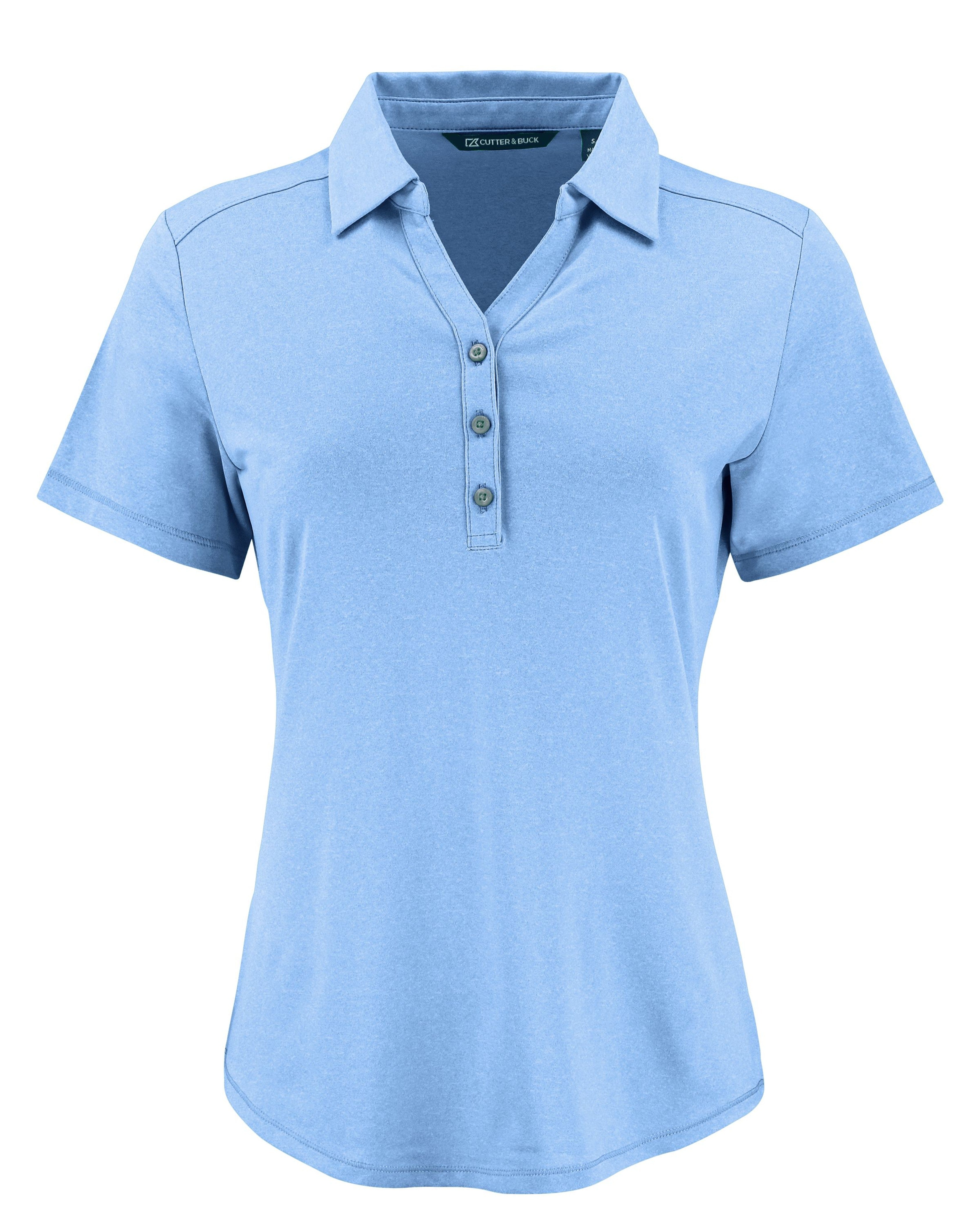 Cutter & Buck Forge Recycled Four-Way Stretch Women's Polo + YOUR LOGO