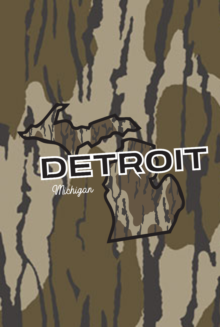 Custom Gildan® DryBlend® 50 Cotton/50 Poly T-Shirt - Bottomland Camo