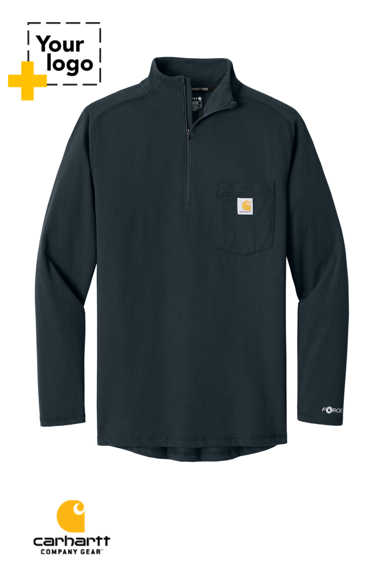 Carhartt Force® 1/4-Zip Long Sleeve T-Shirt