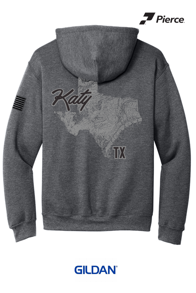 Gildan® Heavy Blend™ Hooded Sweatshirt - Topographical State