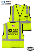 CornerStone® ANSI 107 Class 2 Economy Mesh One-Pocket Vest - UR Customer Equipment Solutions