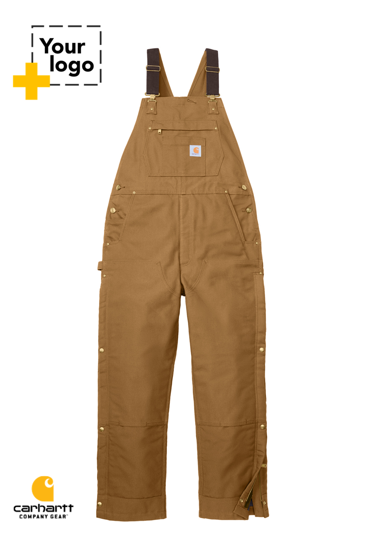 Carhartt® Firm Duck Insulated Bib Overalls
