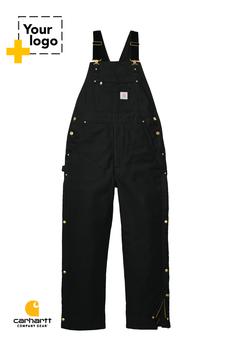Carhartt® Firm Duck Insulated Bib Overalls