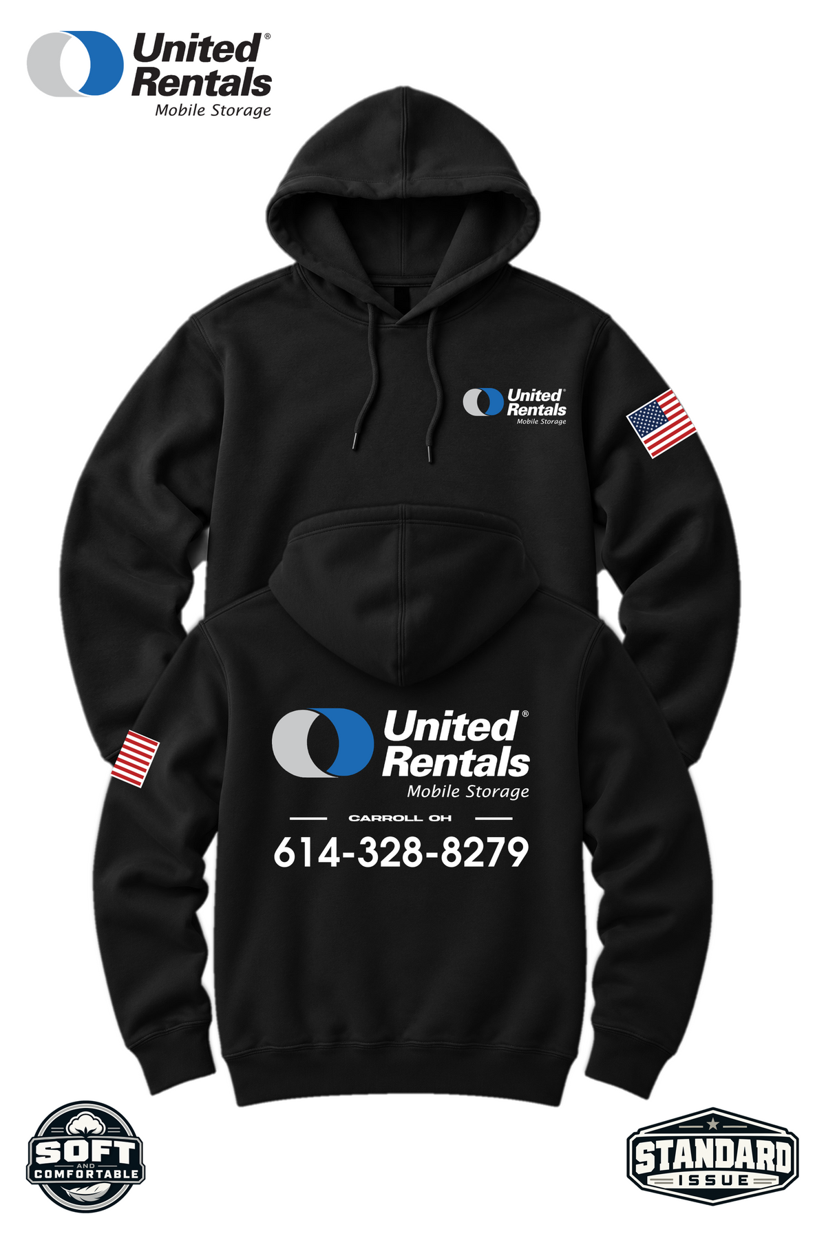 YoUR Location Hooded Sweatshirt - UR Mobile Storage