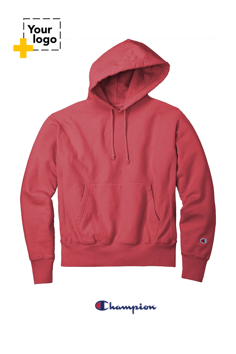 Champion® Reverse Weave® Garment-Dyed Hooded Sweatshirt