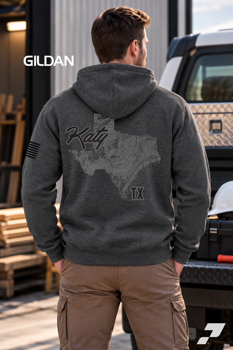 Gildan® Heavy Blend™ Hooded Sweatshirt - Topographical State