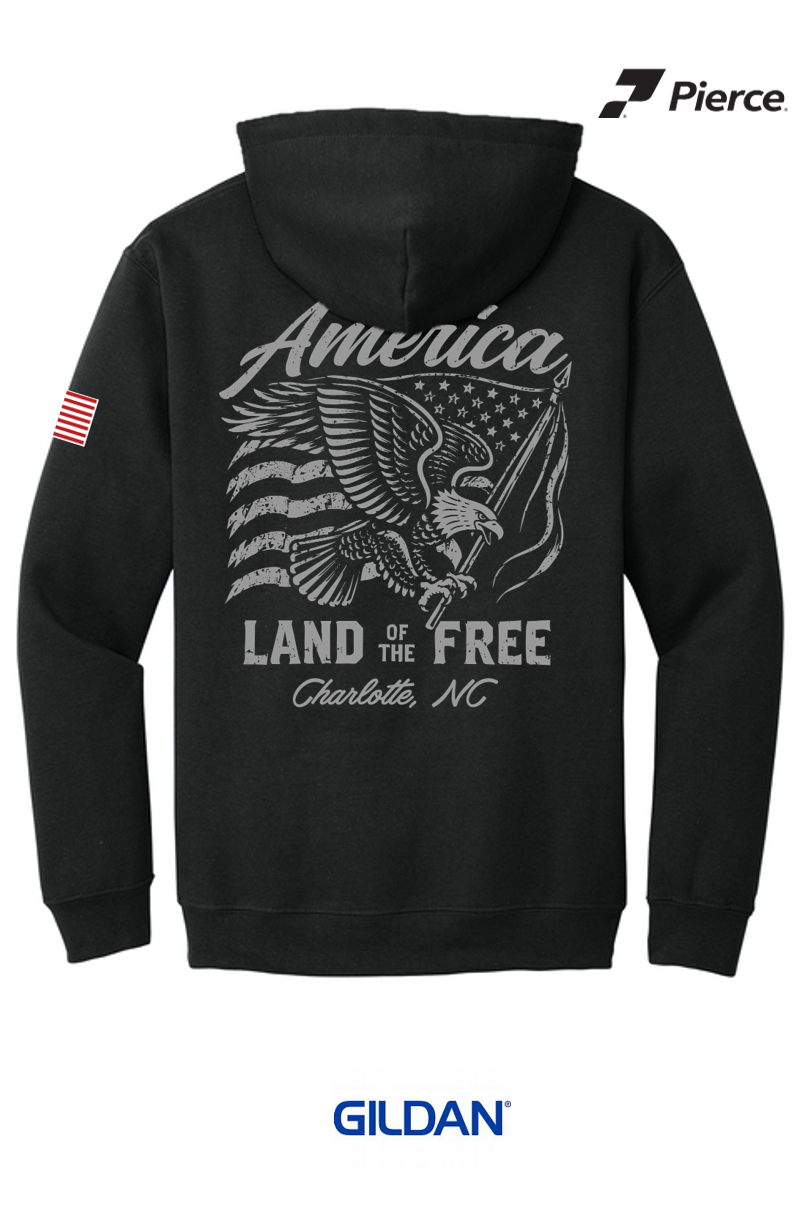 Gildan® Heavy Blend™ Hooded Sweatshirt - Land of the Free