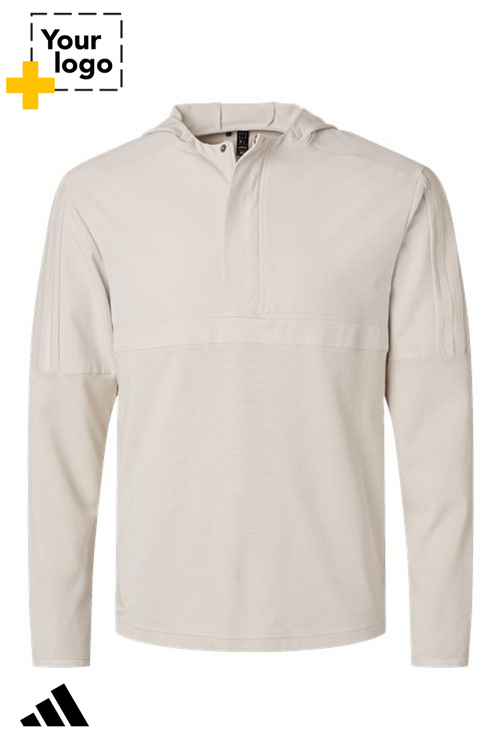Adidas Men's Half-Zip Hooded Anorak