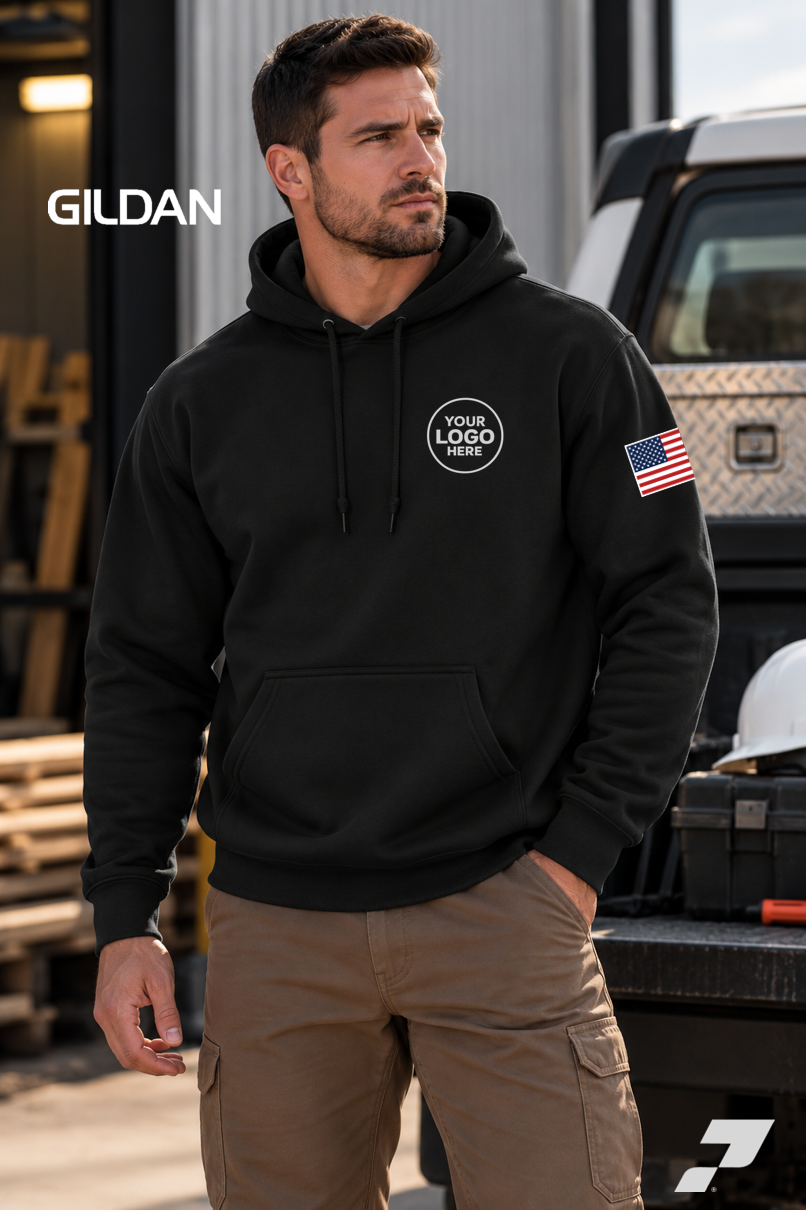 Gildan® Heavy Blend™ Hooded Sweatshirt - Land of the Free
