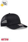 OTTO CAP 6 Panel Mid Profile Mesh Back Trucker Hat