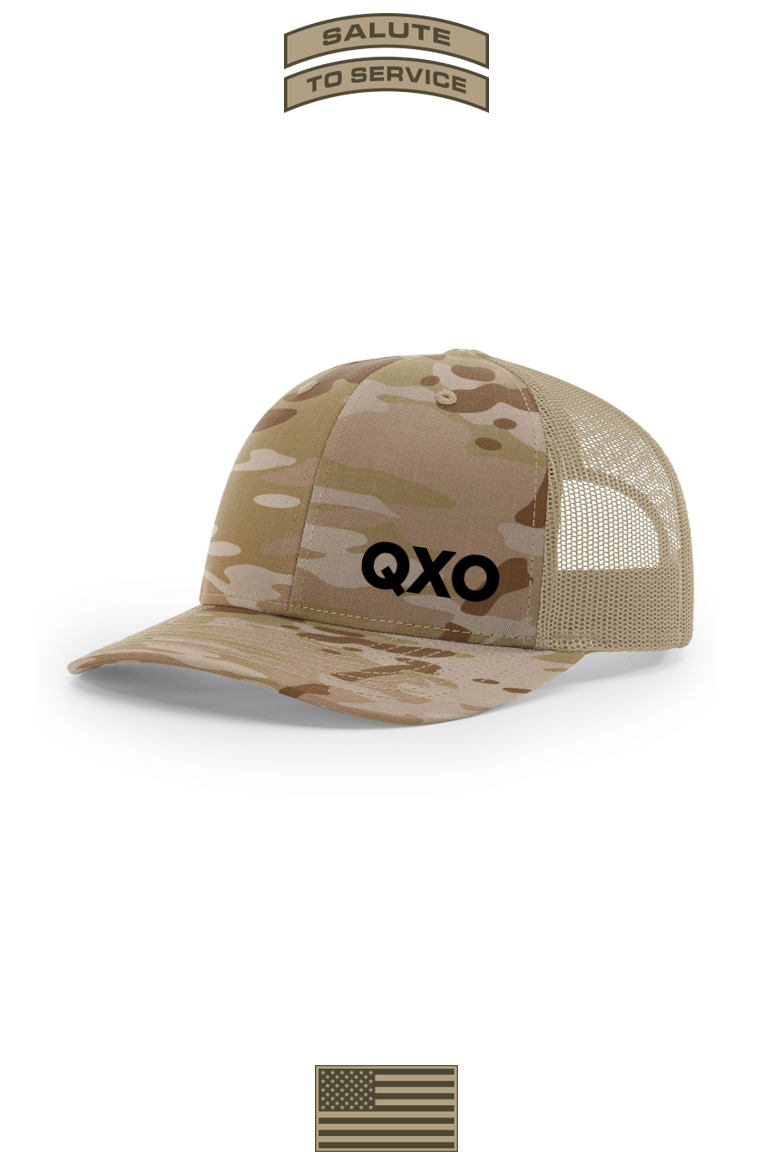 Salute to Service Richardson Printed Tactical Trucker - QXO