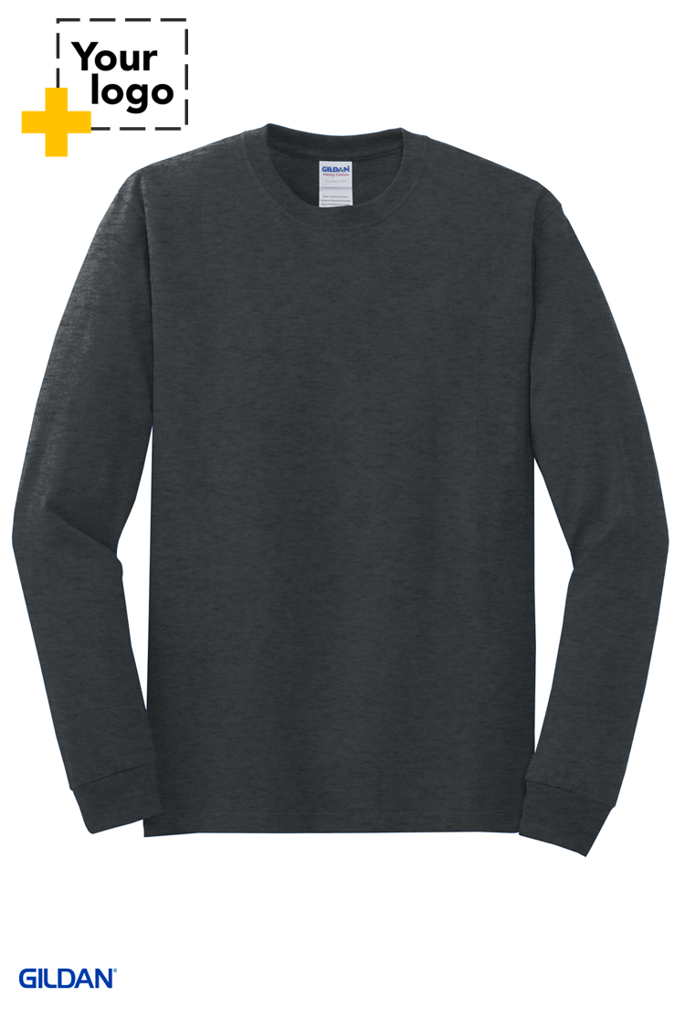 Gildan® Heavy Cotton™ 100% Cotton Long Sleeve T-Shirt