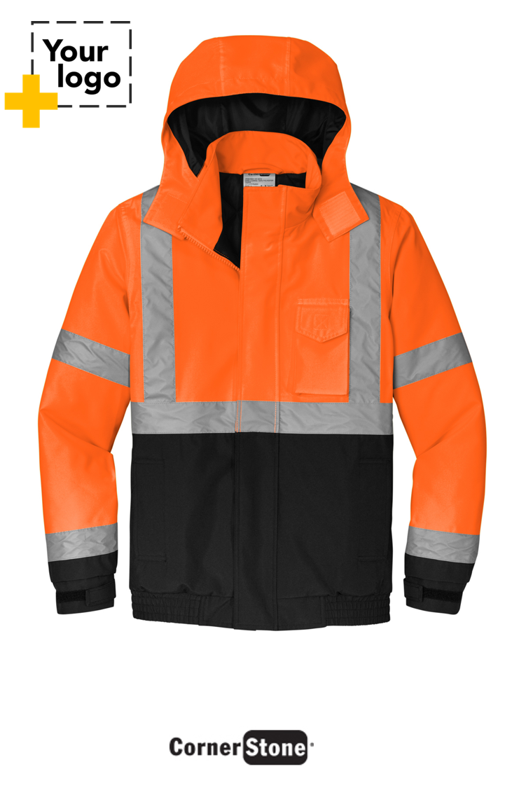 CornerStone® ANSI 107 Class 3 Economy Waterproof Insulated Bomber Jacket