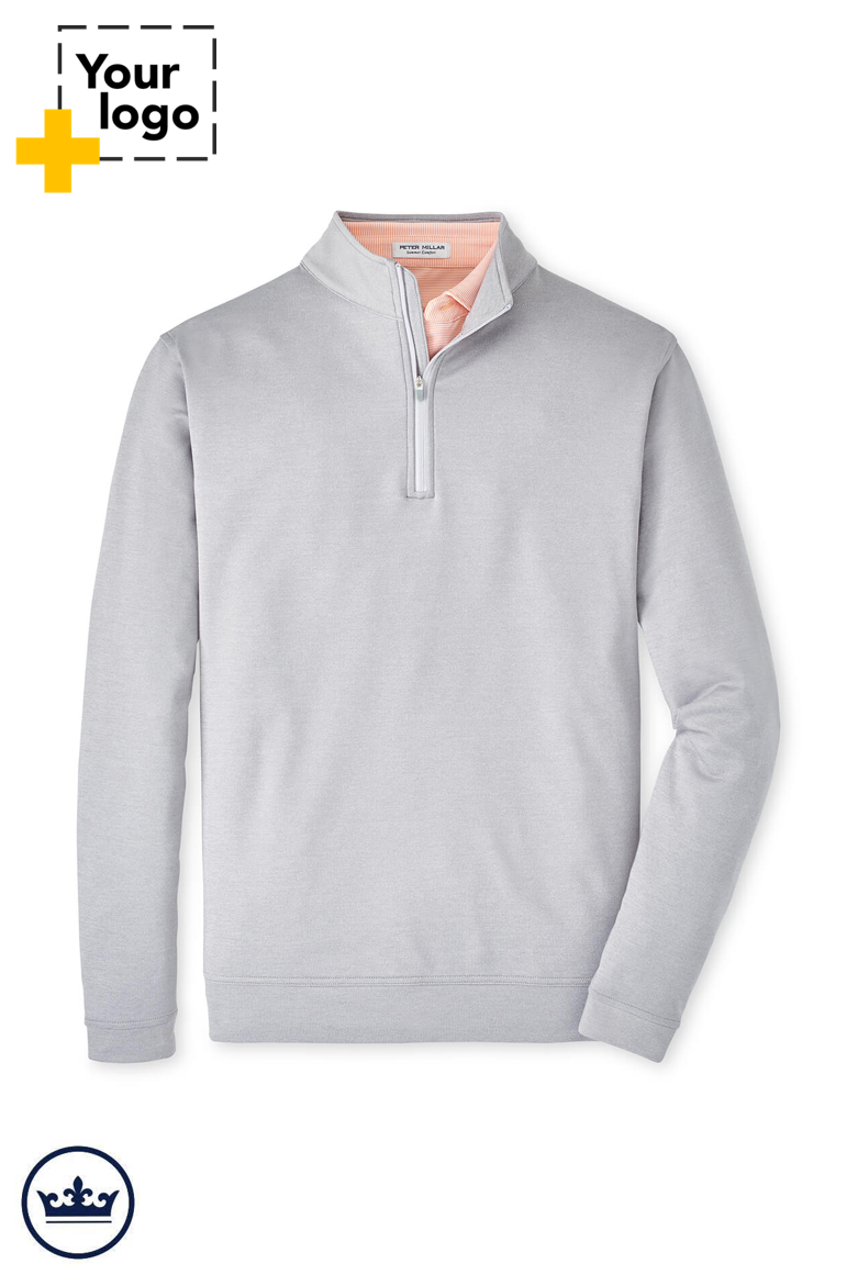 Peter Millar Men's Perth Performance Melange Quarter-Zip