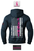 Breast Cancer Awareness Hooded Sweatshirt + YOUR LOGO