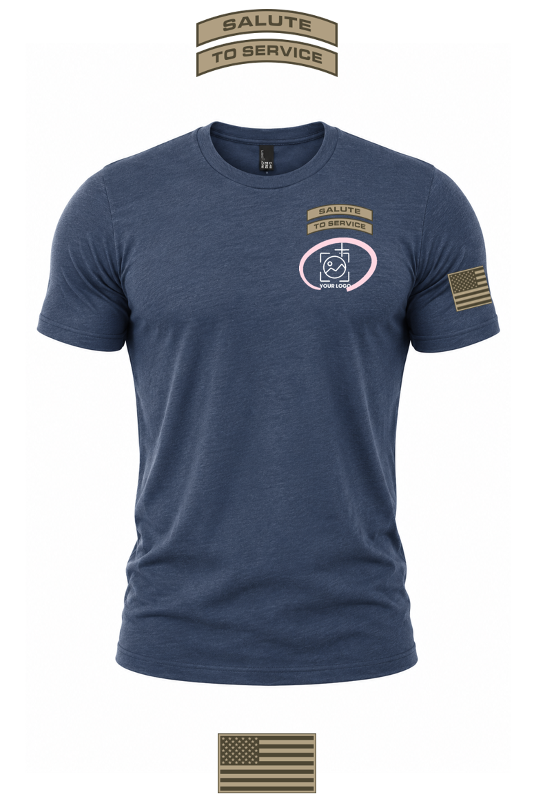 Salute to Service Perfect Blend Tee + YOUR LOGO