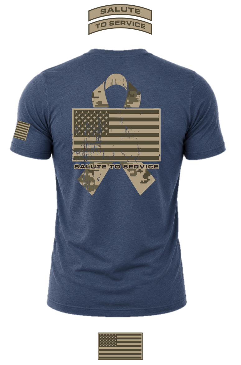 Salute to Service Perfect Blend Tee + YOUR LOGO