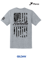 Gildan® DryBlend® 50 Cotton/50 Poly T-Shirt - CAMO FLAG
