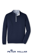 Peter Millar Men's Perth Performance Quarter-Zip + YOUR LOGO