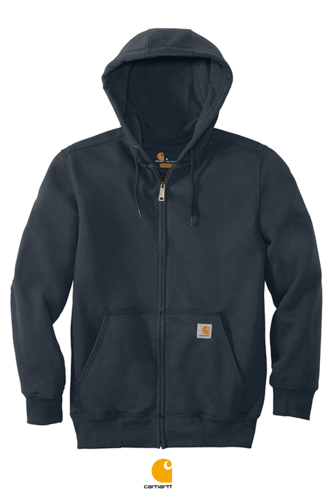 Carhartt® Rain Defender® Paxton Heavyweight Hooded Zip-Front Sweatshirt + YOUR LOGO