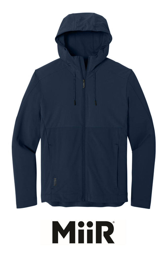 MiiR® Kivu Hybrid Full-Zip Hooded Jacket + YOUR LOGO