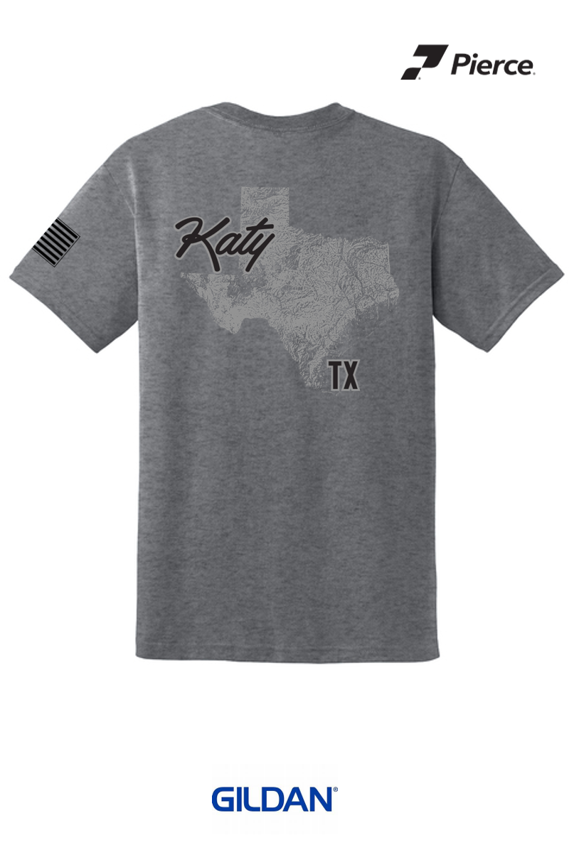Gildan® DryBlend® 50 Cotton/50 Poly T-Shirt - Topographical State