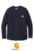 Carhartt Force® Long Sleeve Pocket T-Shirt + YOUR LOGO