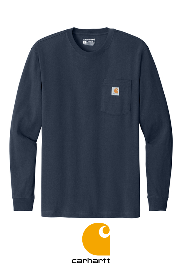 Carhartt® Workwear Pocket Long Sleeve T-Shirt + YOUR LOGO
