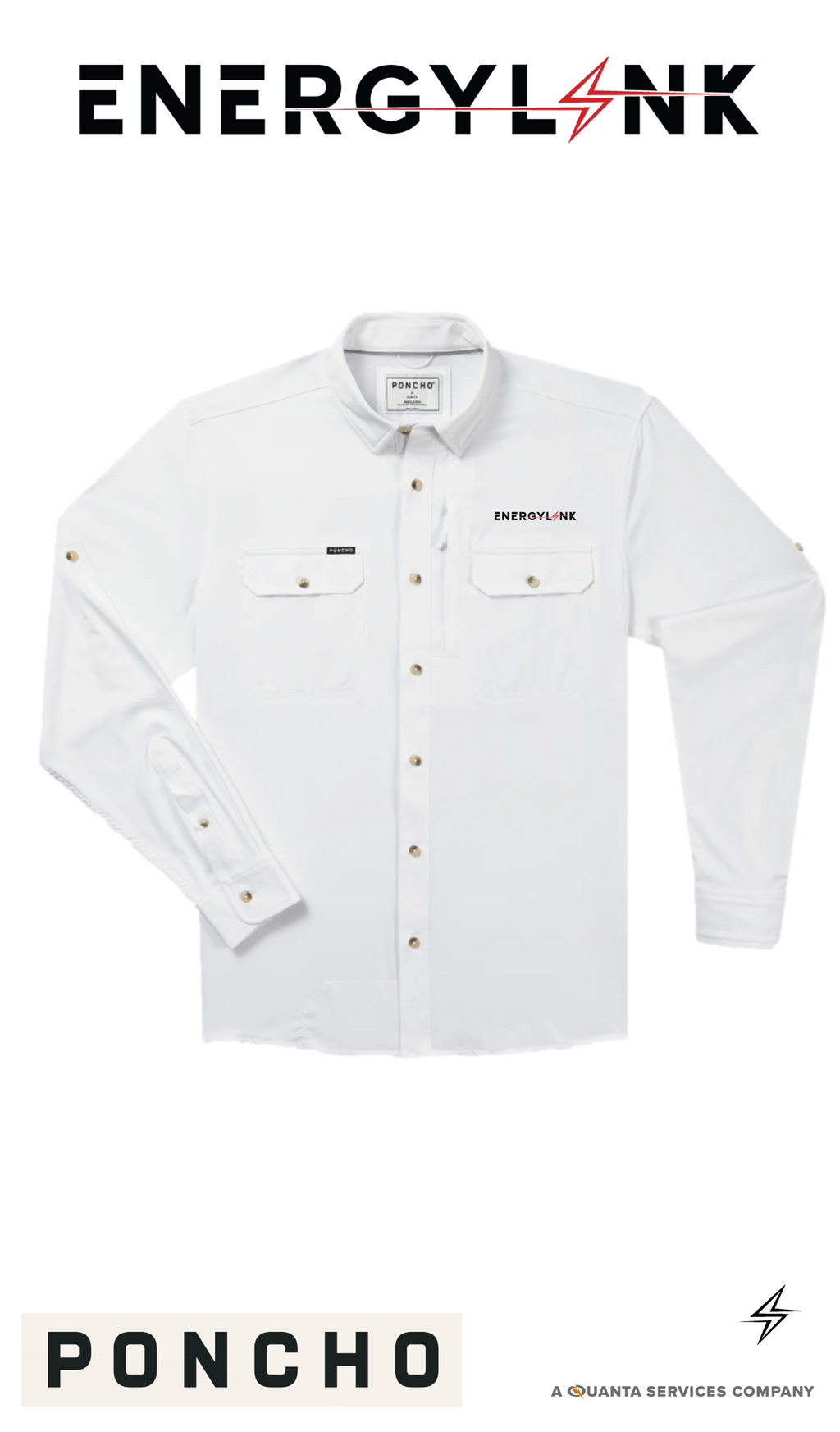 Poncho Men's Long Sleeve Original Shirt - EnergyLink