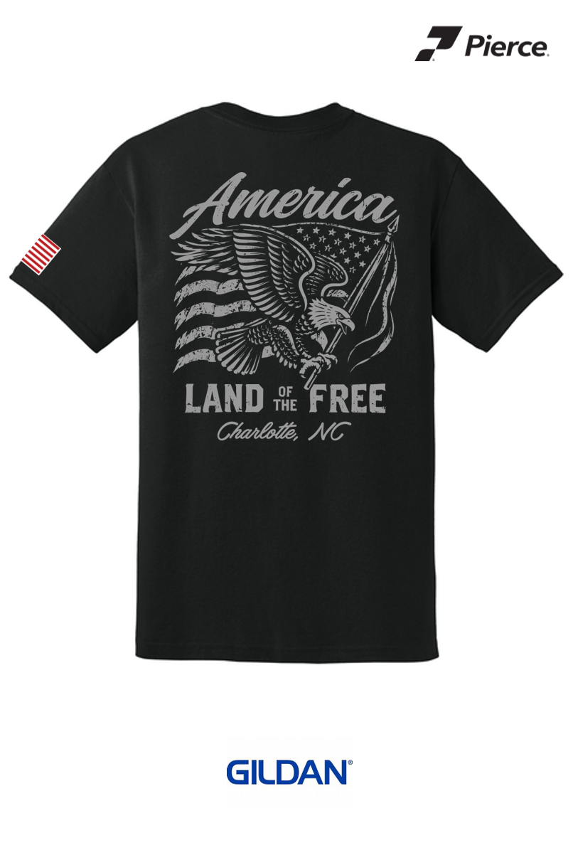 Gildan® DryBlend® 50 Cotton/50 Poly T-Shirt - Land of the Free