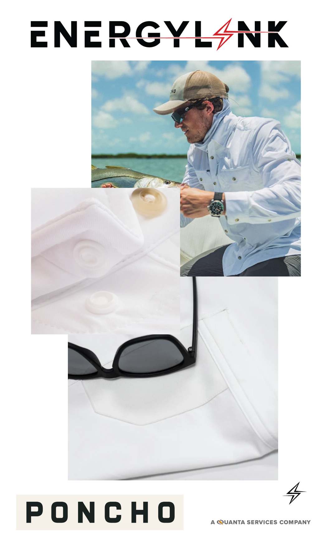 Poncho Men's Long Sleeve Original Shirt - EnergyLink