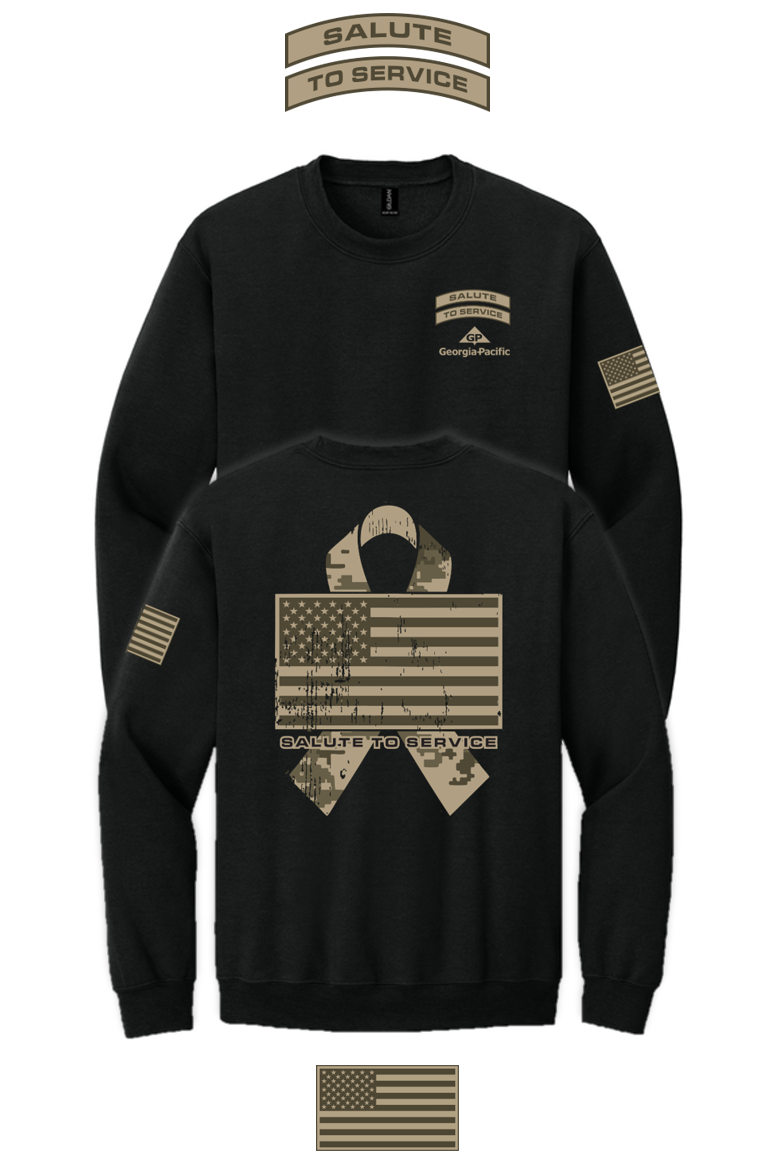 Salute to Service Crewneck Sweatshirt - Georgia Pacific