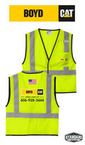 CornerStone® ANSI 107 Class 2 Economy Mesh One-Pocket Vest - Boyd CAT