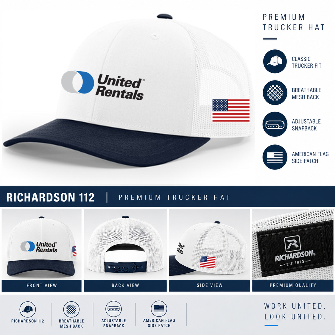 112 Richardson Trucker Cap - UR